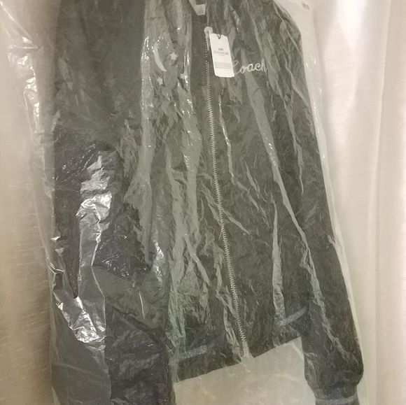 Coach City Sky Cropped Jacket Rainbow - Picture 3 of 16